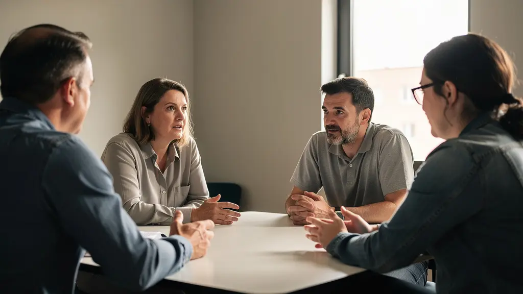 Réunion assemblée générale copropriétaires discussion changement fournisseur électricité